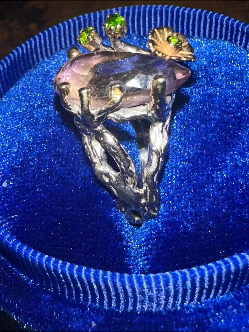 Ametrine Ring Sz 8